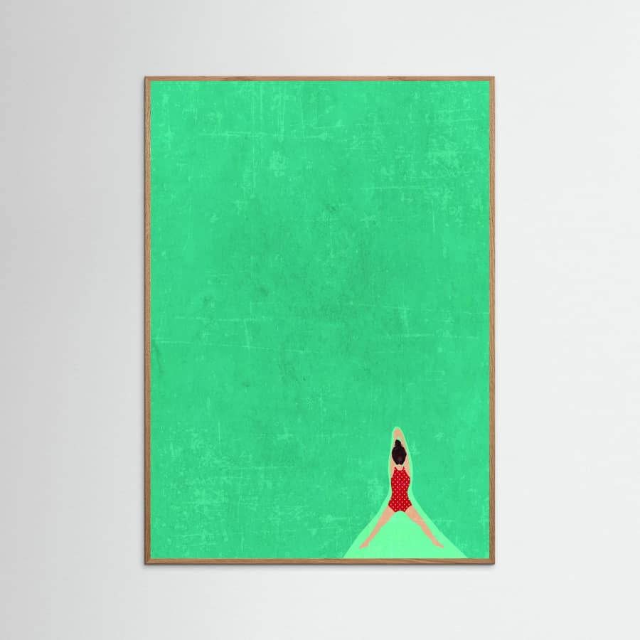 Affiche Open Water (brunette)
