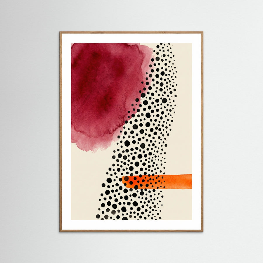 Orange Field Dots
