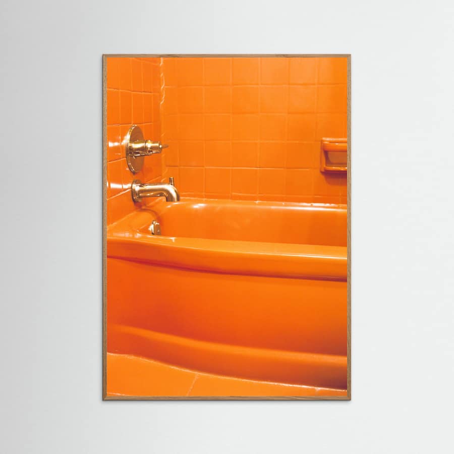 Orange Tub Poster