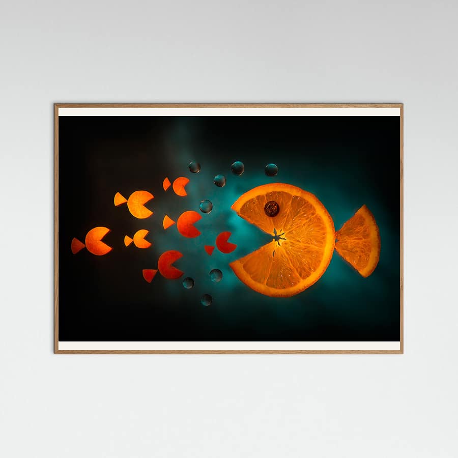 Orange fish Poster