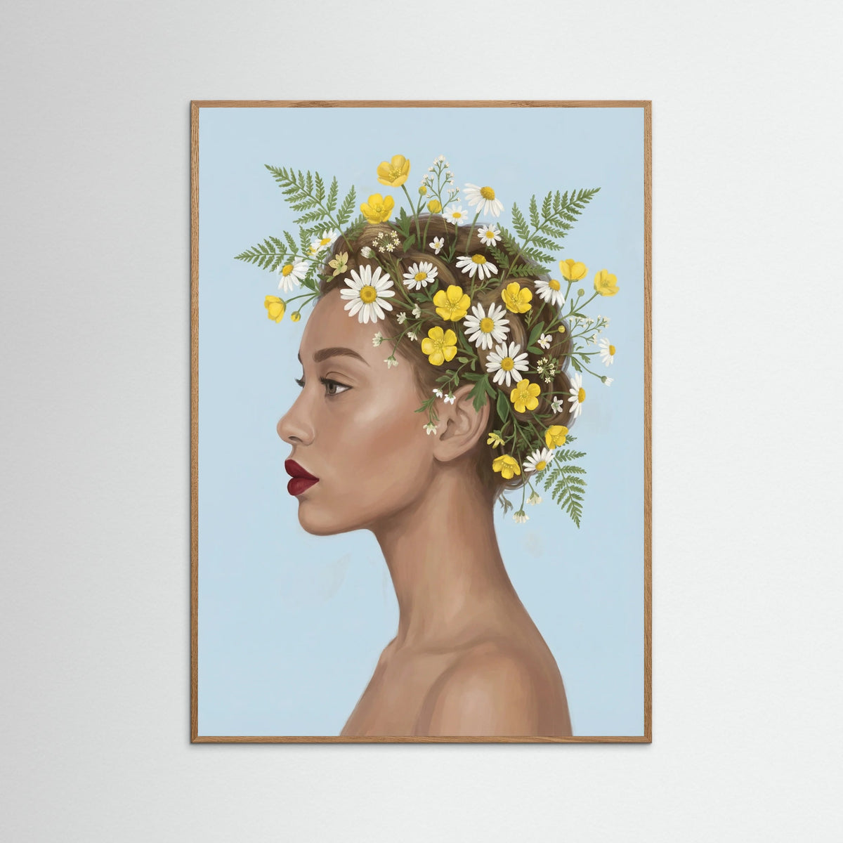 Oak Nature Orchid Woman Portrait