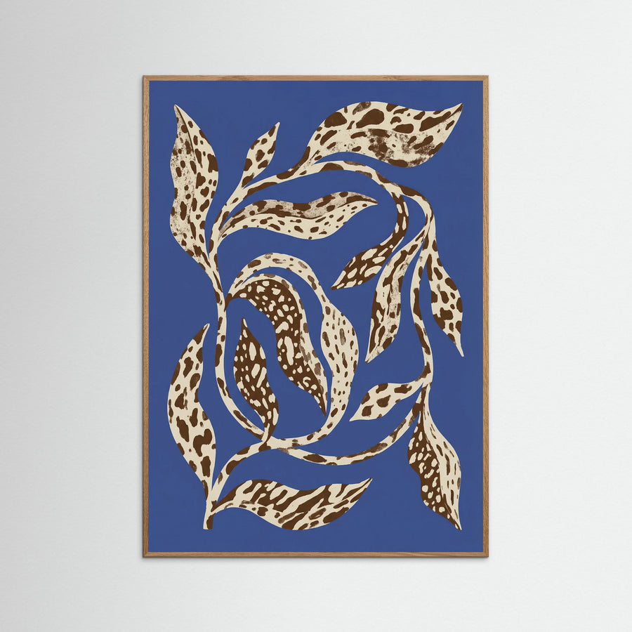 Organic Indigo Shapes