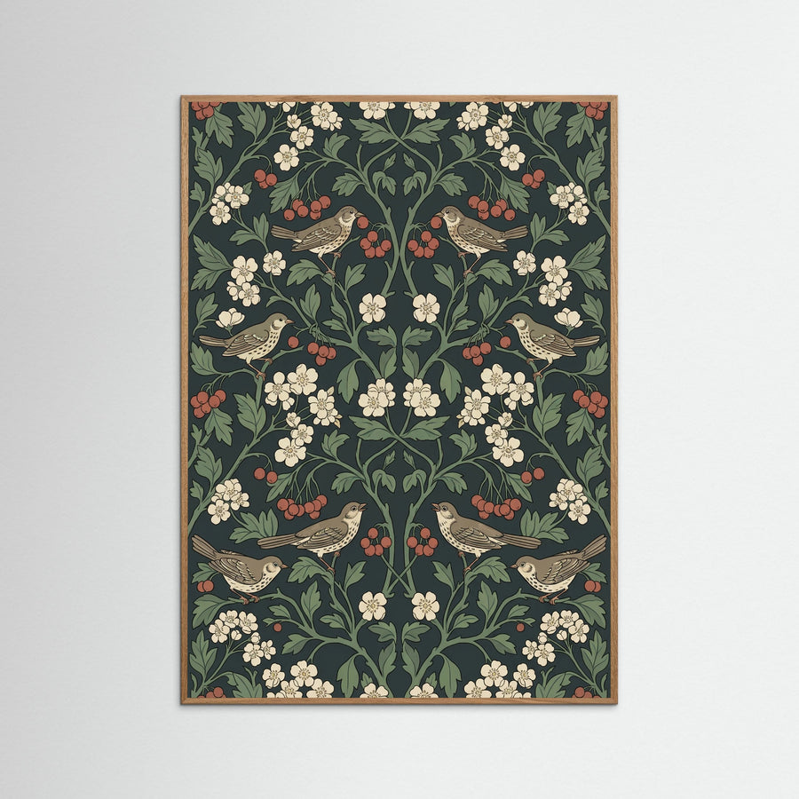 Ornate Botanical Tapestry