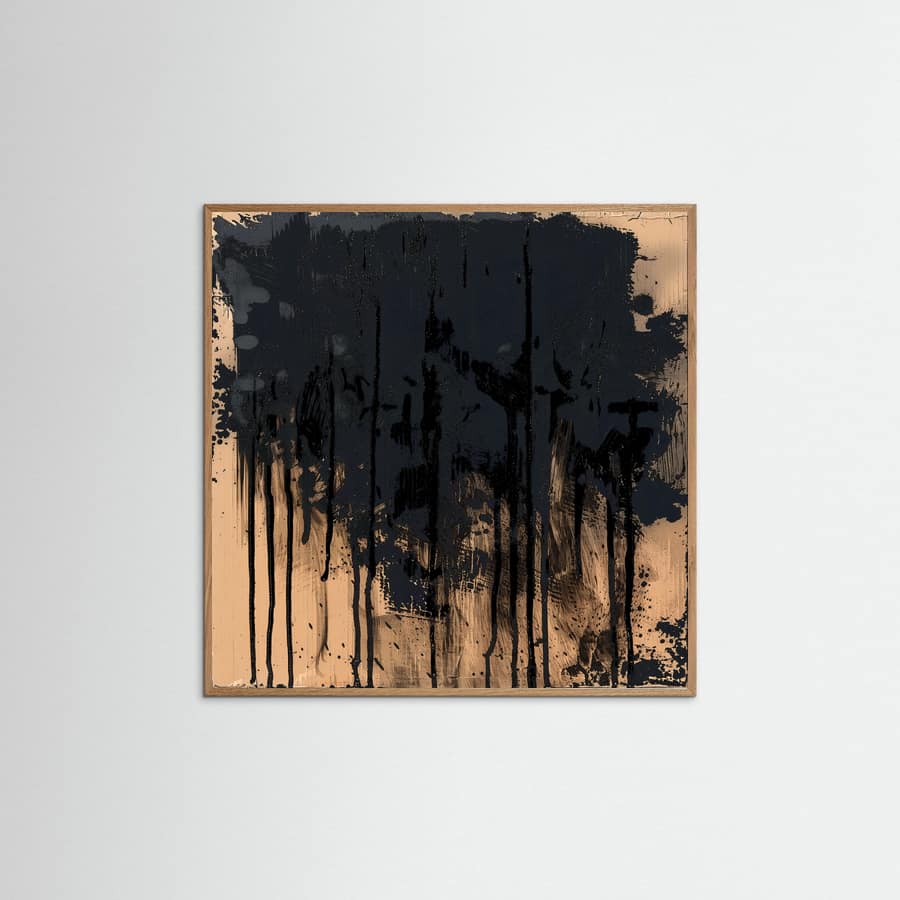 Paint It Black Poster