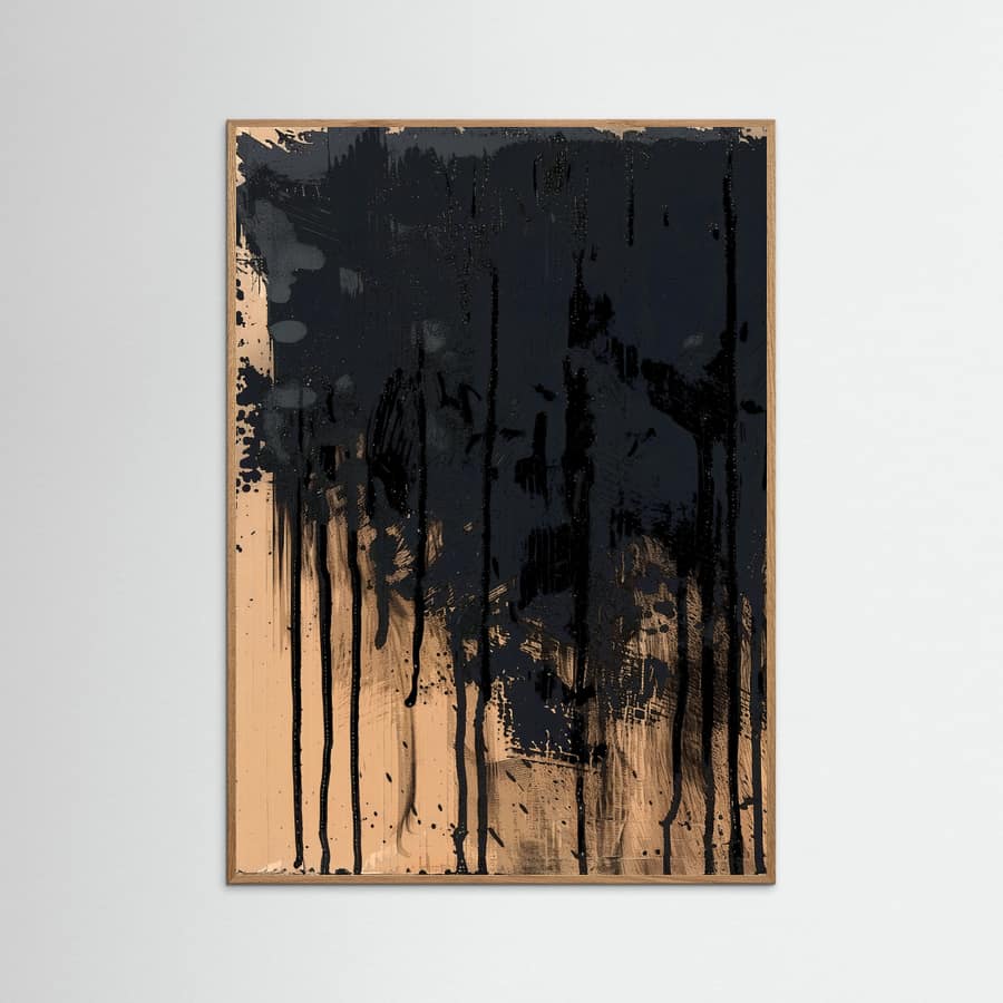 Paint It Black Poster – poster and art print