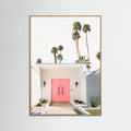 Palm Springs Pink Door Poster – poster and art print