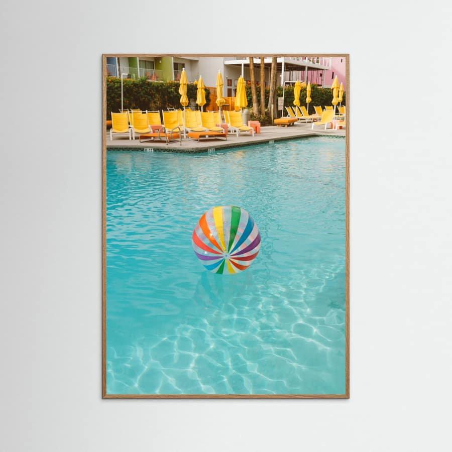 Palm Springs Pool Day Poster