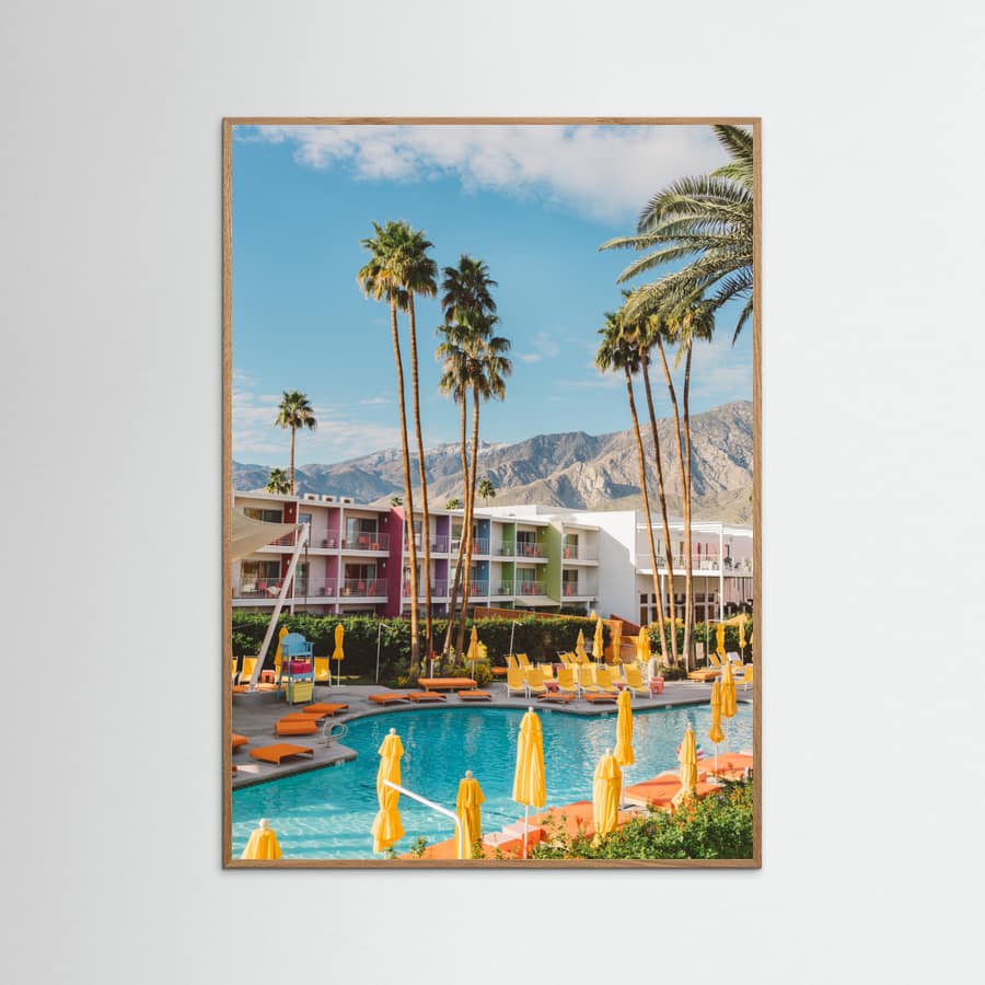 Palm Springs Saguaro Poster