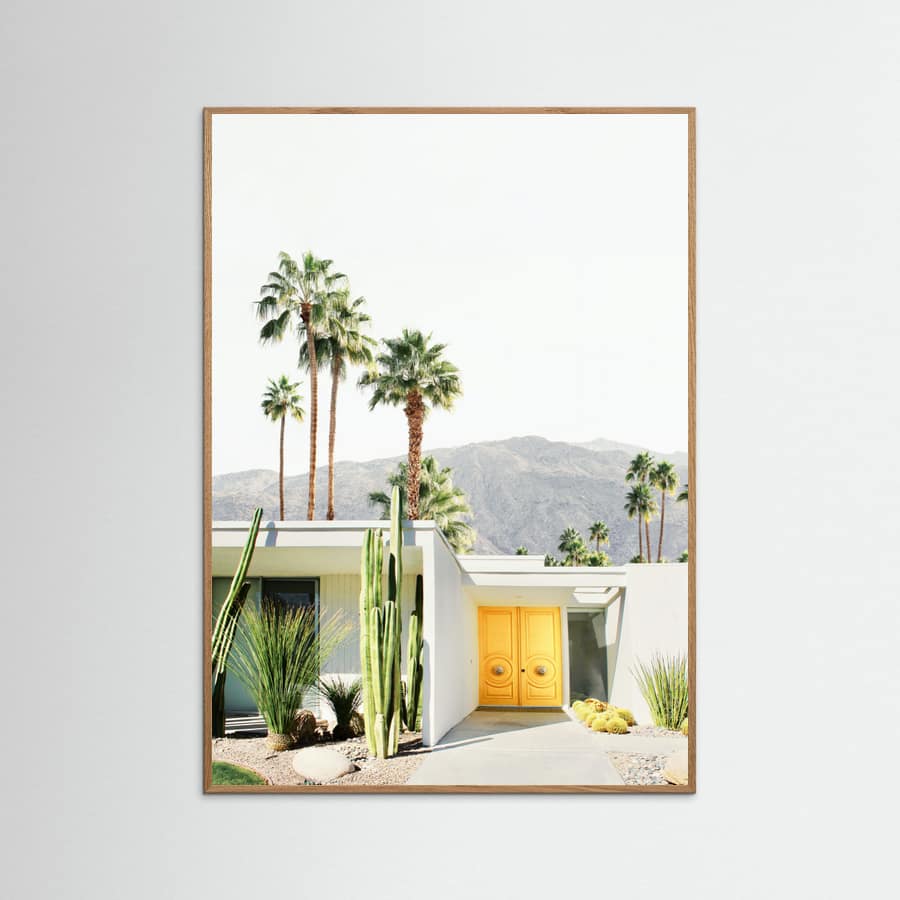 Palm Springs Yellow Door Poster