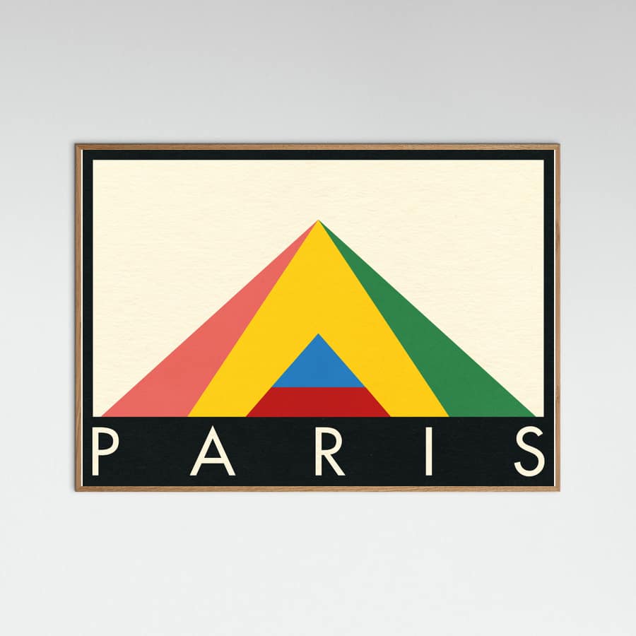 Paris Louvre Poster – poster and art print