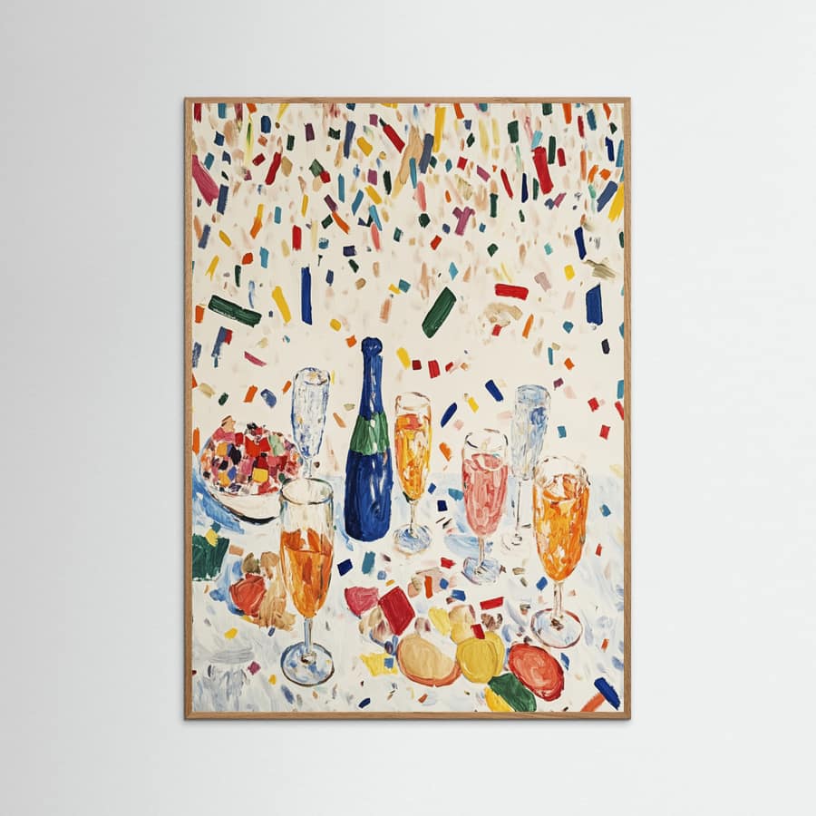 Party Time No 2 Poster – poster and art print