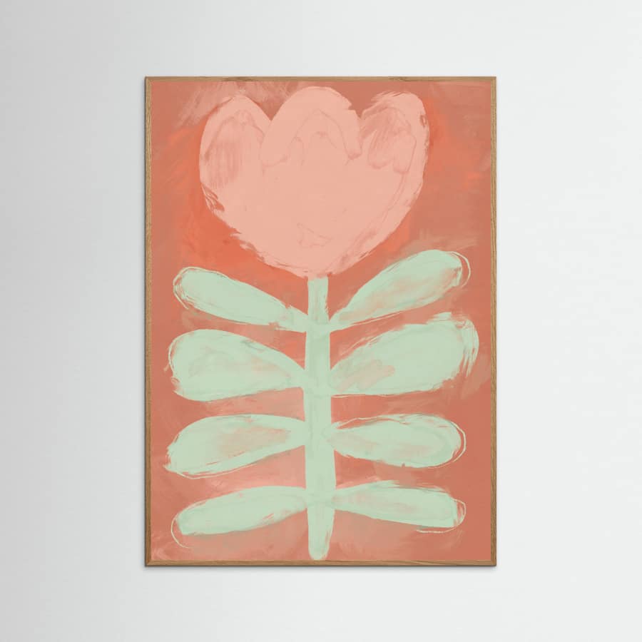 Pastel Flower Poster – poster and art print