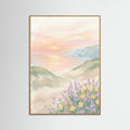 Oak Nature Pastel Mountain Serenity