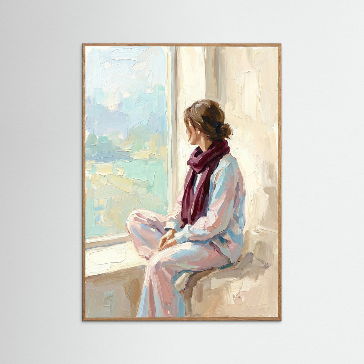 Oak Nature Pastel Portrait