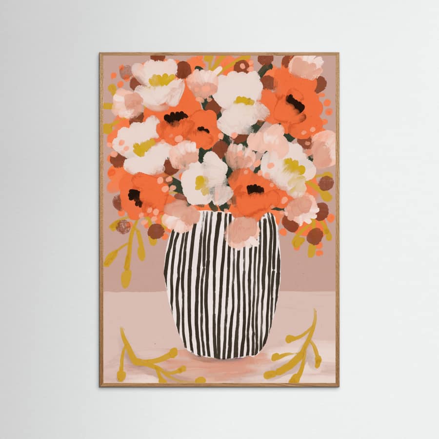 Pastel flowe rimpression no 10 Poster