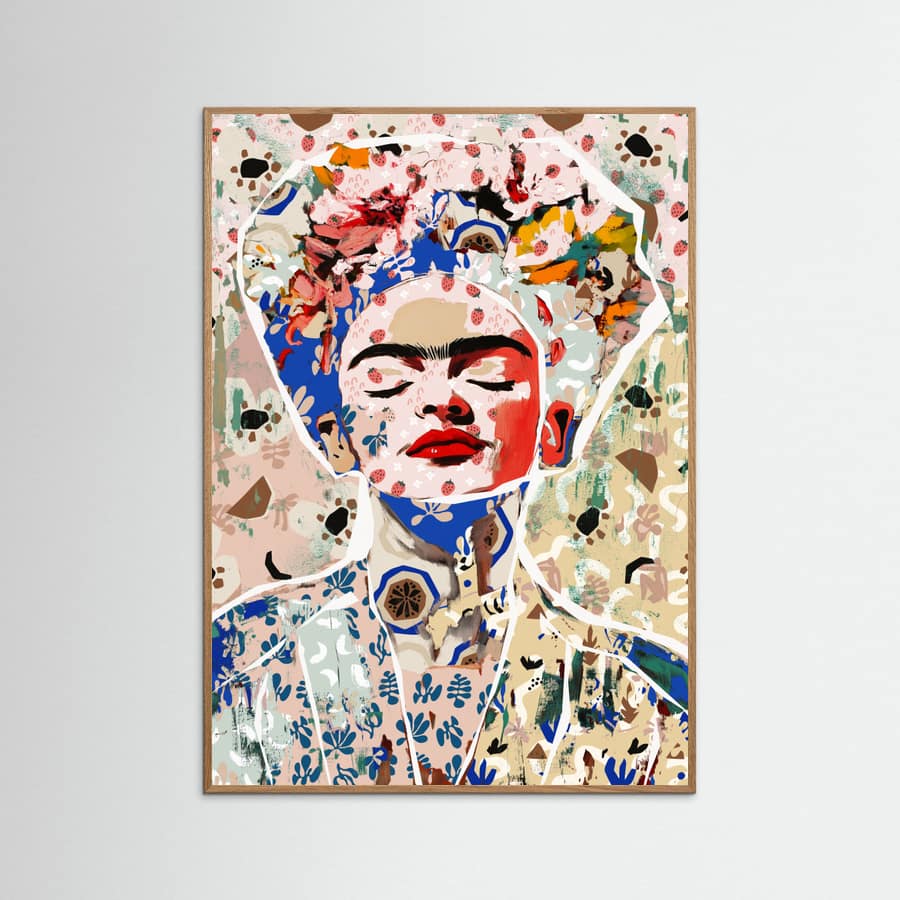 Pattern play no 18 (Frida) Poster