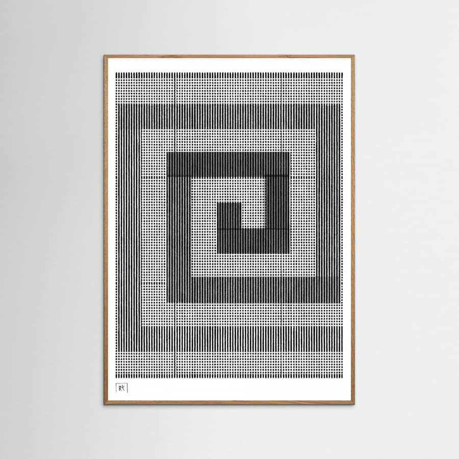 Patterns Fabric Inspired 2b Poster – poster en kunstdruk