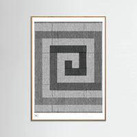 Oak Nature Patterns Fabric Inspired 2b Poster