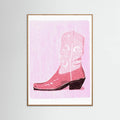 Oak Nature P&c Cowgirlboot Poster
