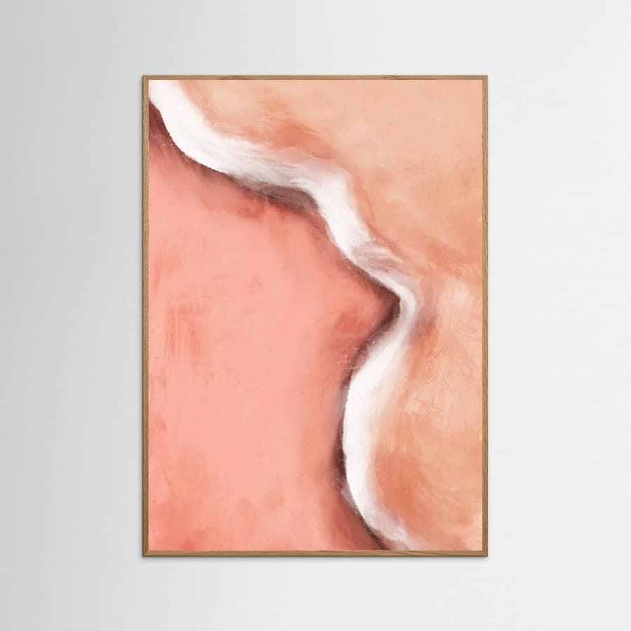 Peachy Wave Poster