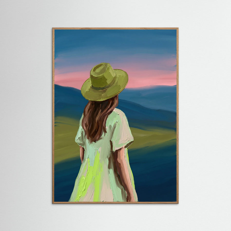 Pensive Green Hat