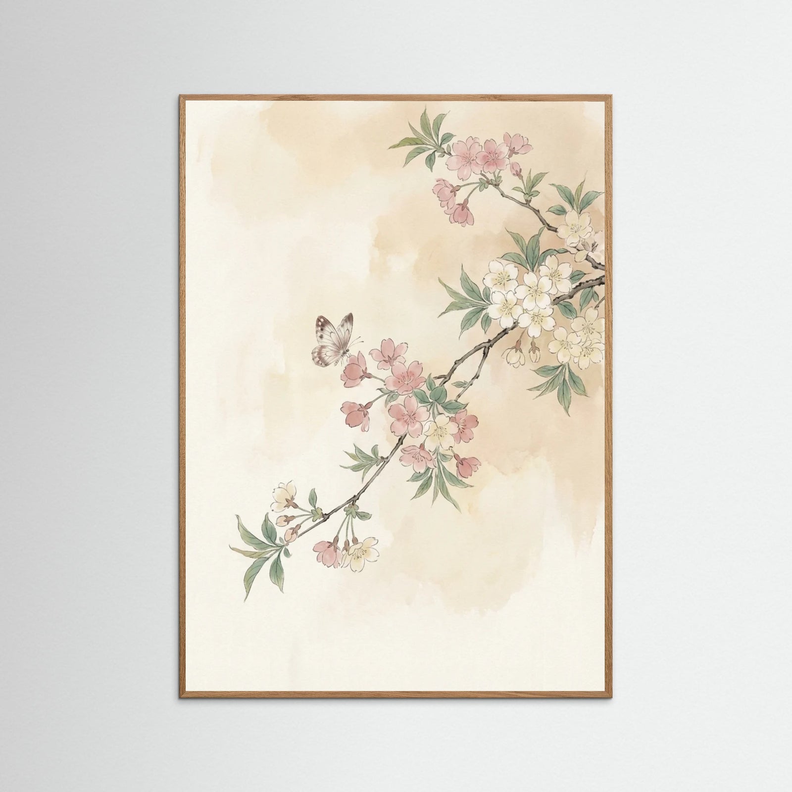 Oak Nature Peonys Whisper