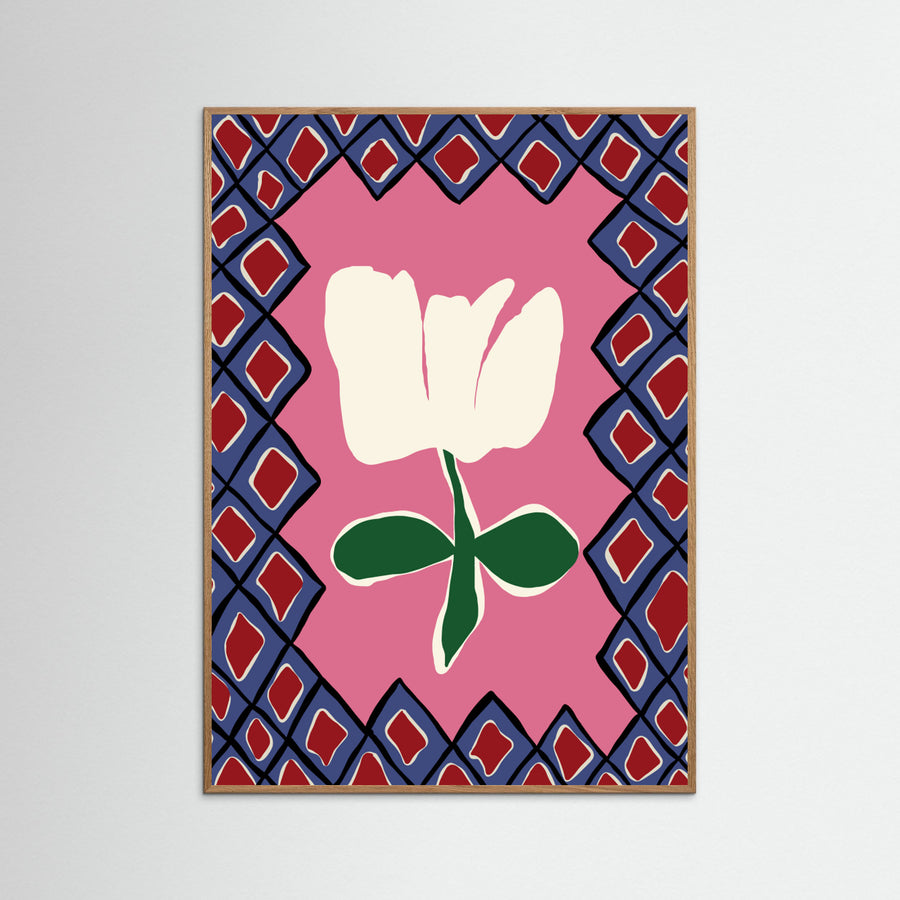 Petal plaid playtime I -juliste