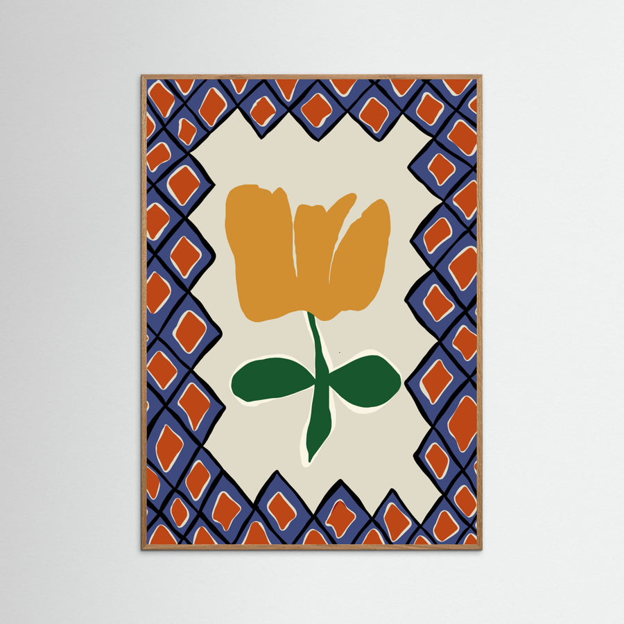 Petal plaid playtime II -juliste