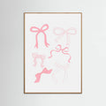 Pink Bows Poster – plakat og kunsttryk