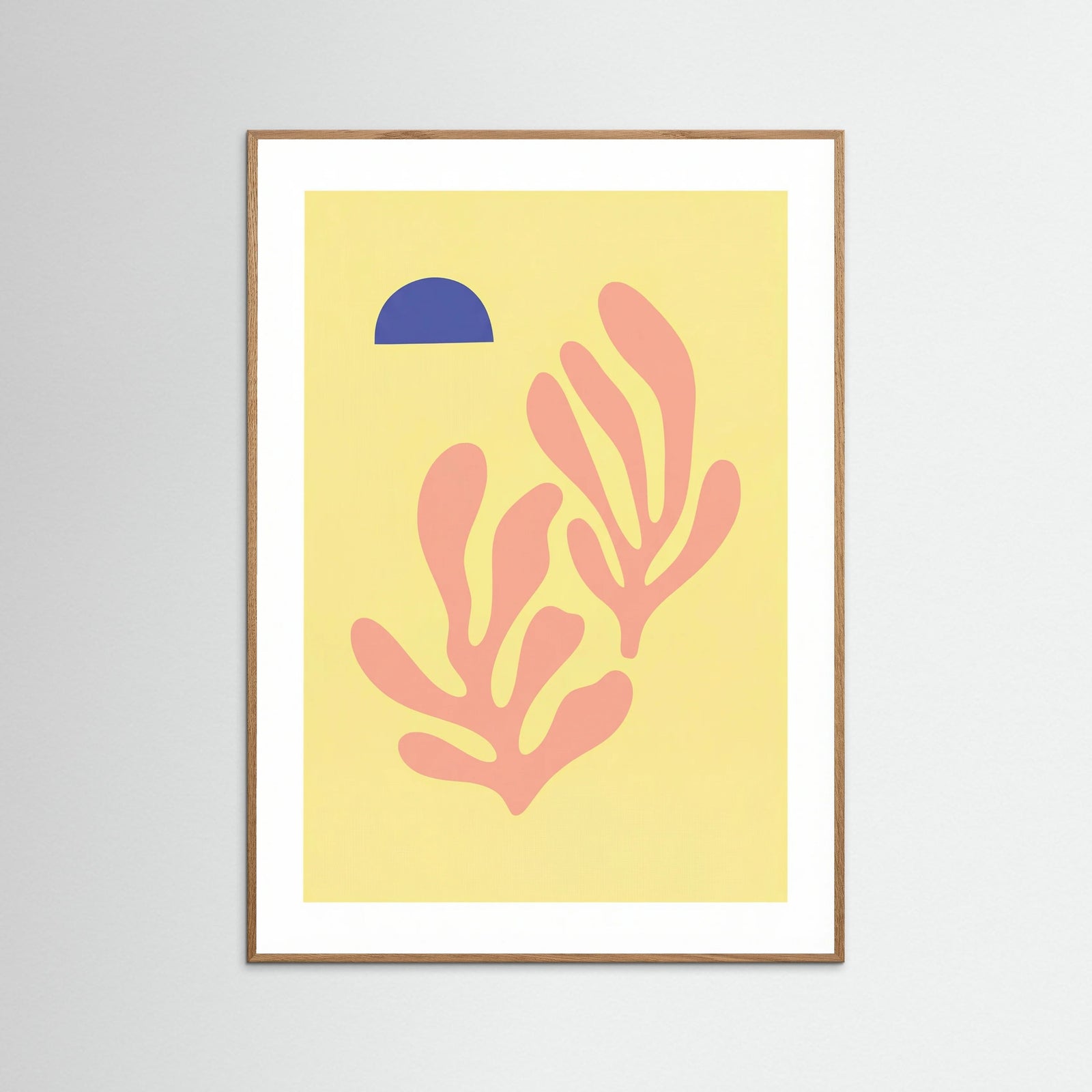 Oak Nature Pink Coral Bloom