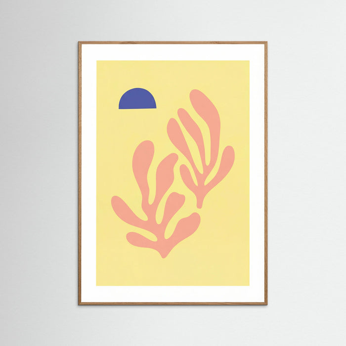 Oak Nature Pink Coral Bloom