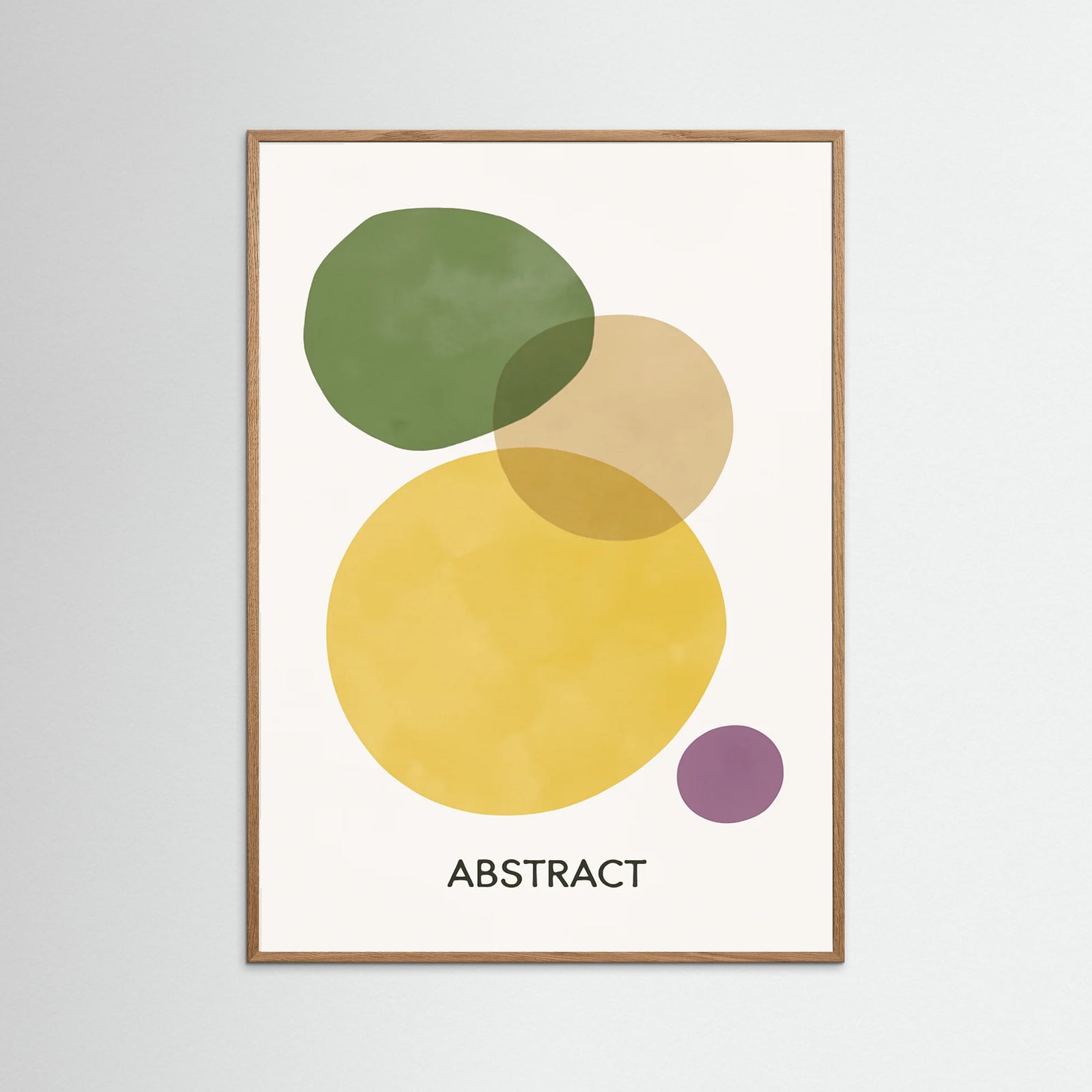 Oak Nature Pink Red Circles 1