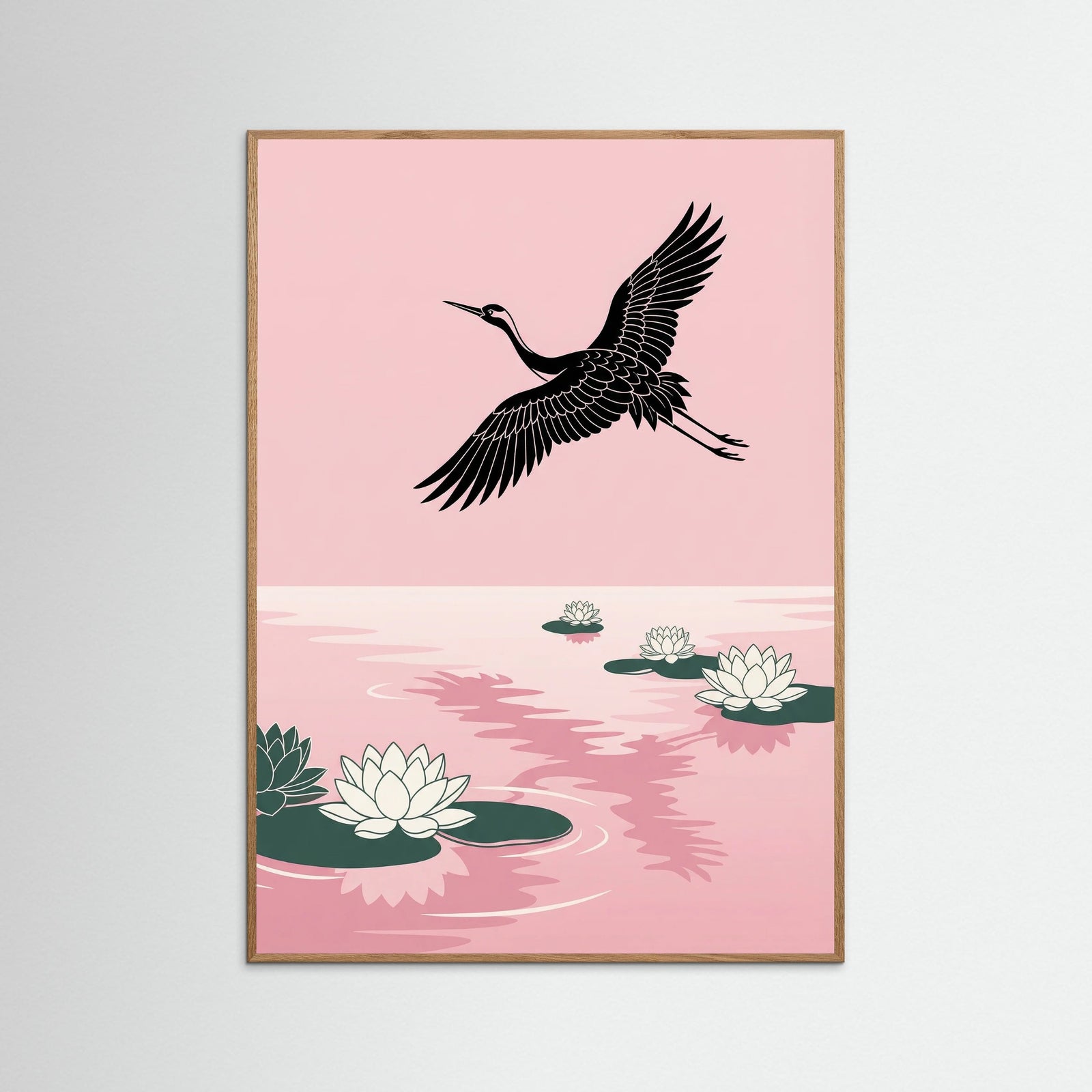 Oak Nature Pink Sky Flight