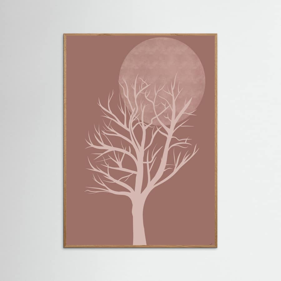 Póster Pink Tree