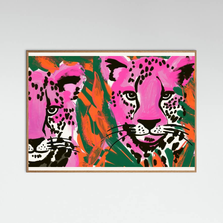 Pink leo Poster – plakat og kunsttryk
