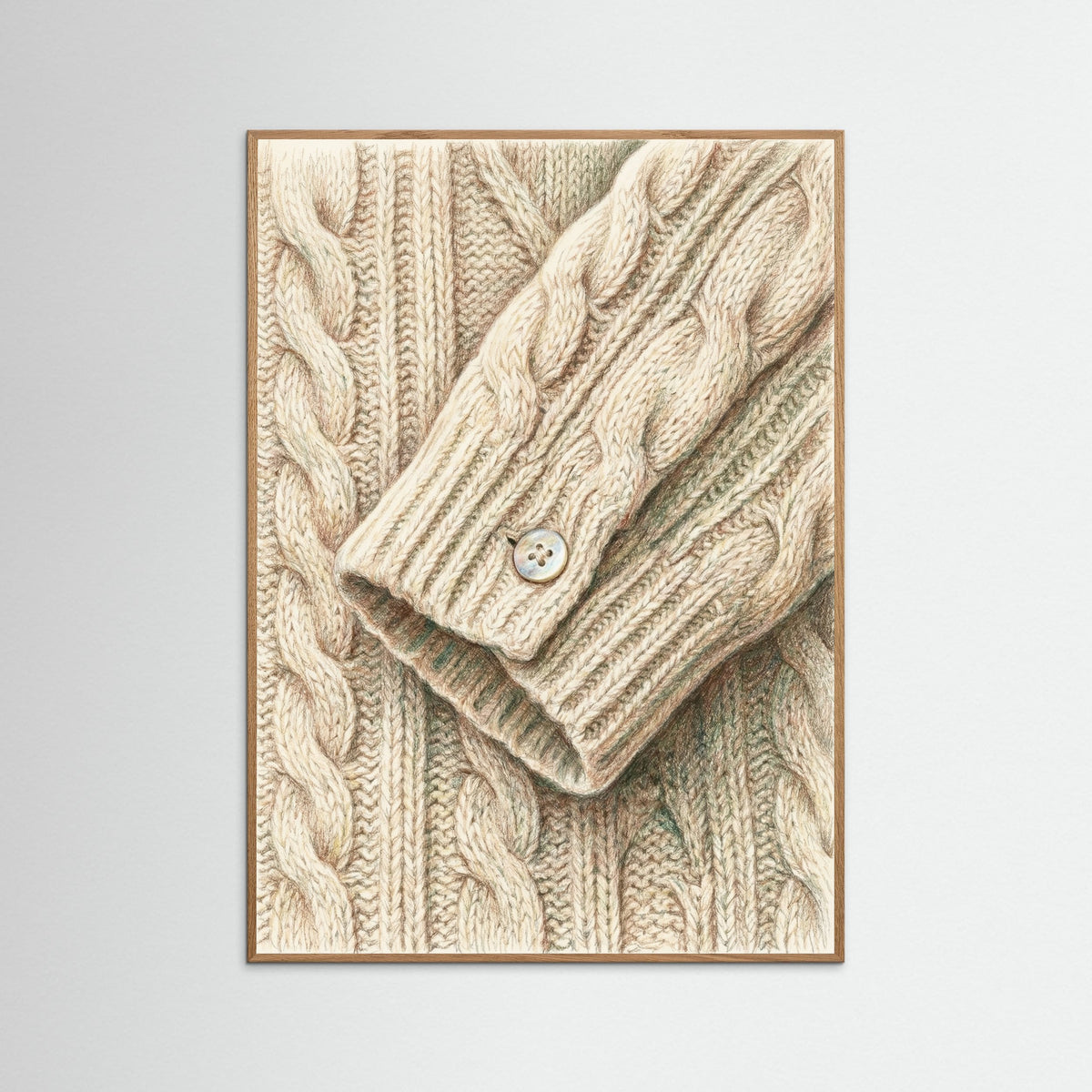 Oak Nature Plaid Scallop Collar