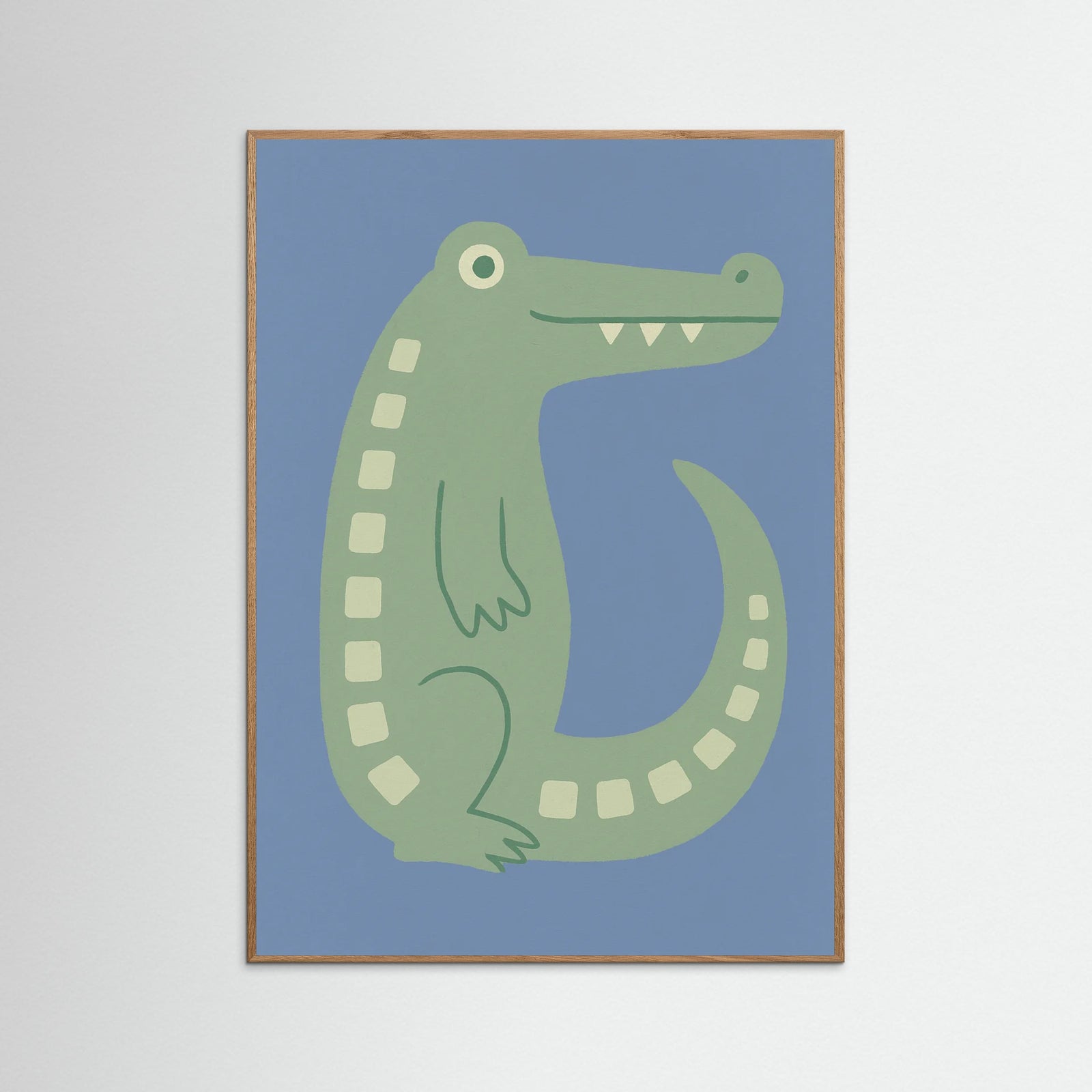 Oak Nature Playful Crocodile