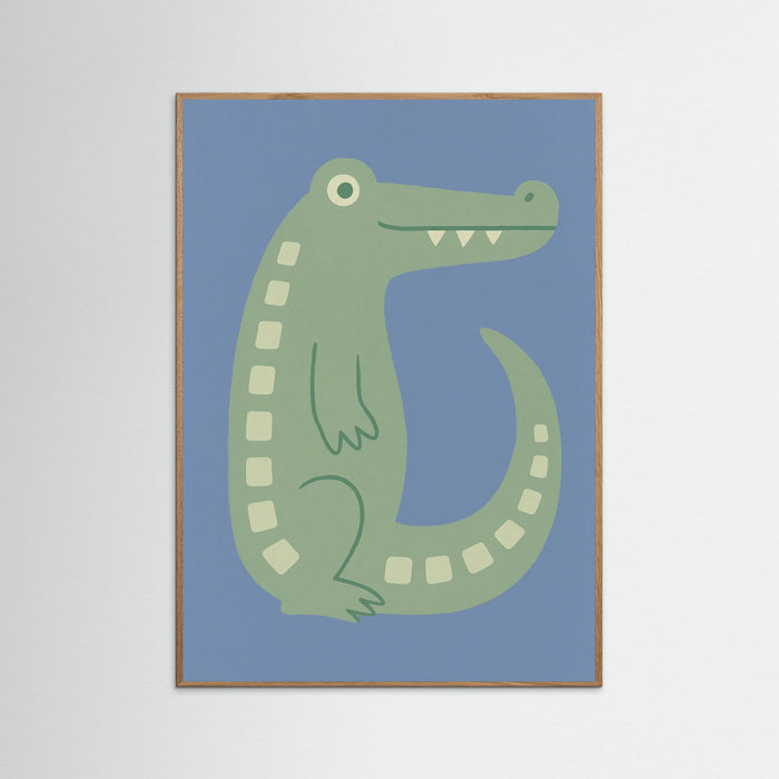 Oak Nature Playful Crocodile