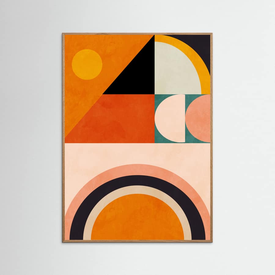Playing Around Shapes 4 Poster