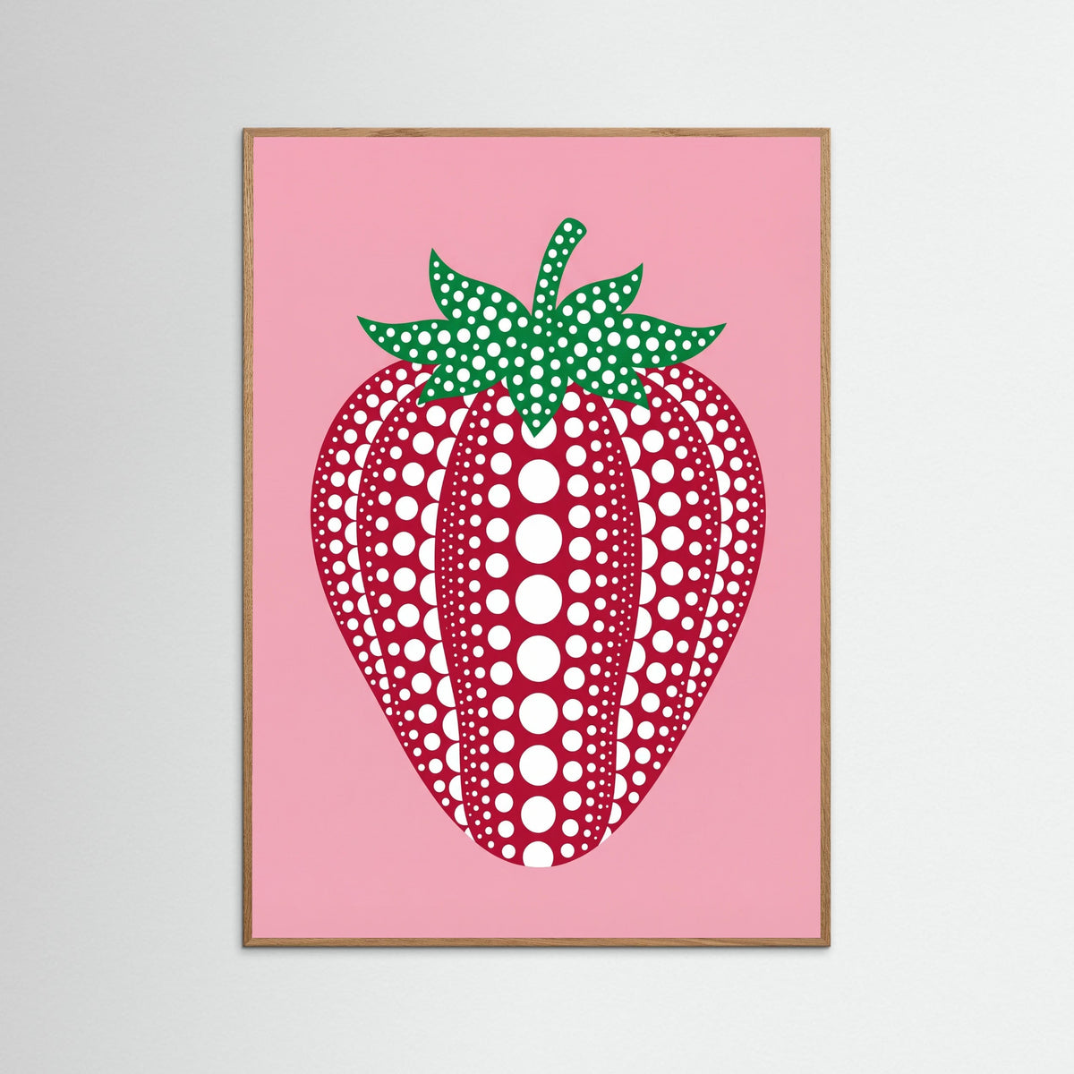 Oak Nature Polka Pumpkin Art