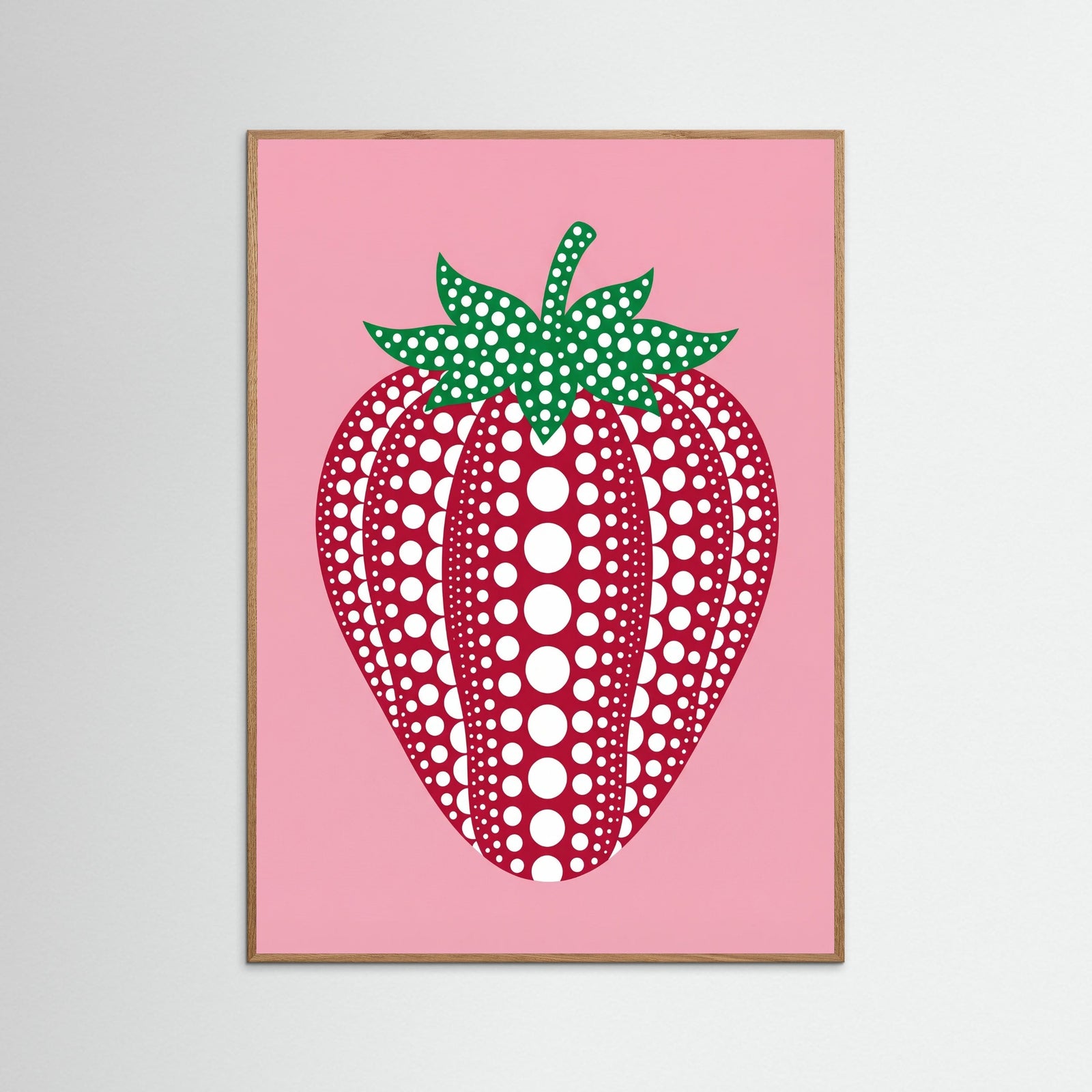 Oak Nature Polka Pumpkin Art