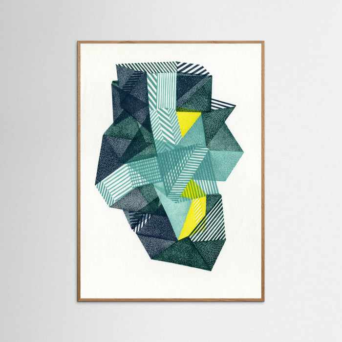 Oak Nature Polygonal shape IV. Poster