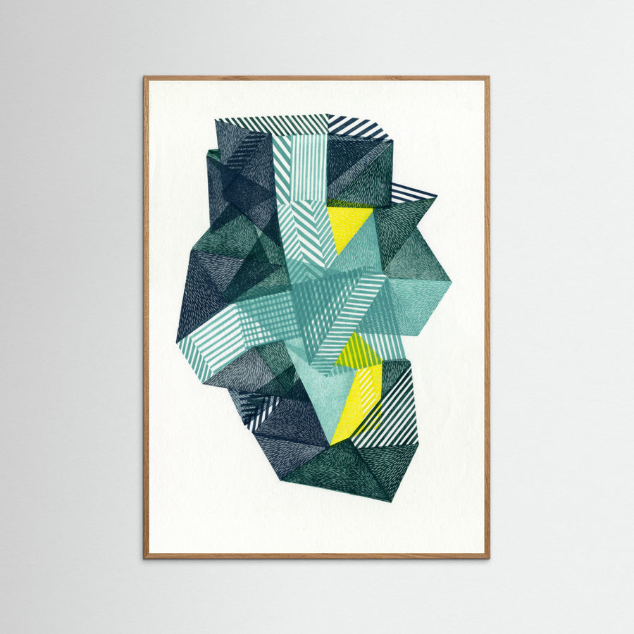 Poster Polygonal shape IV.