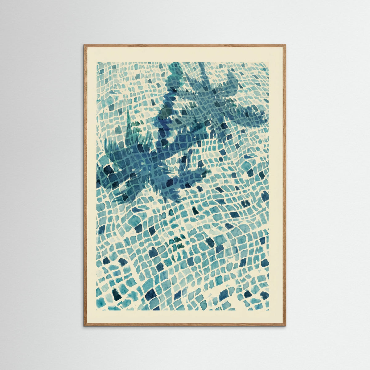 Oak Nature Poolside Reflection