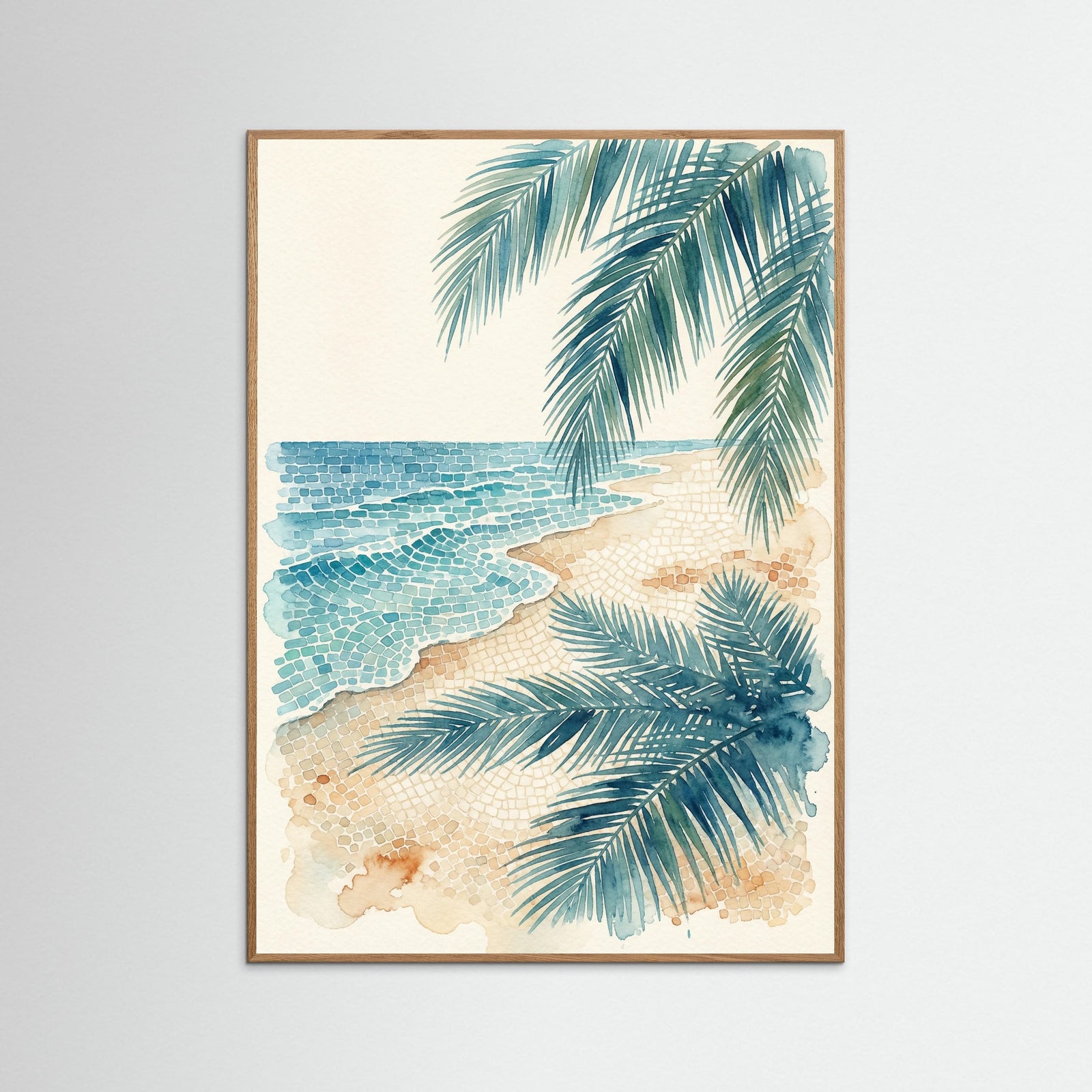 Oak Nature Poolside Serenity