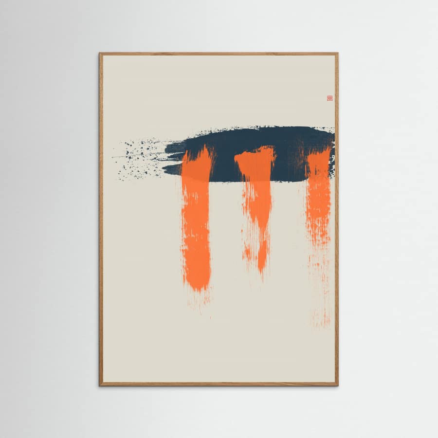 Pouring Rain Poster – Poster und Kunstdruck
