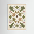 Oak Nature Pressed Garden Blooms