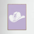 Plakat Purple Cowboy Hat – plakat i druk artystyczny