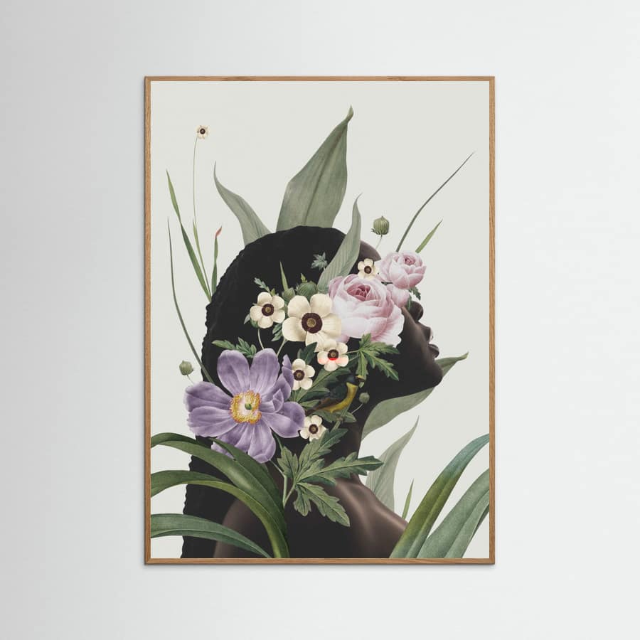 Purple flower Poster