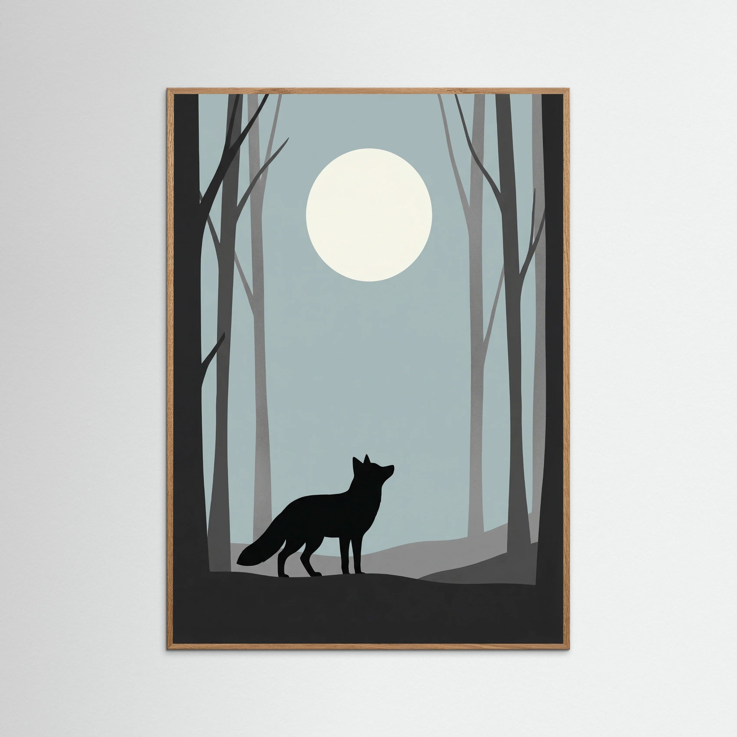 Oak Nature Quiet Contemplation Black
